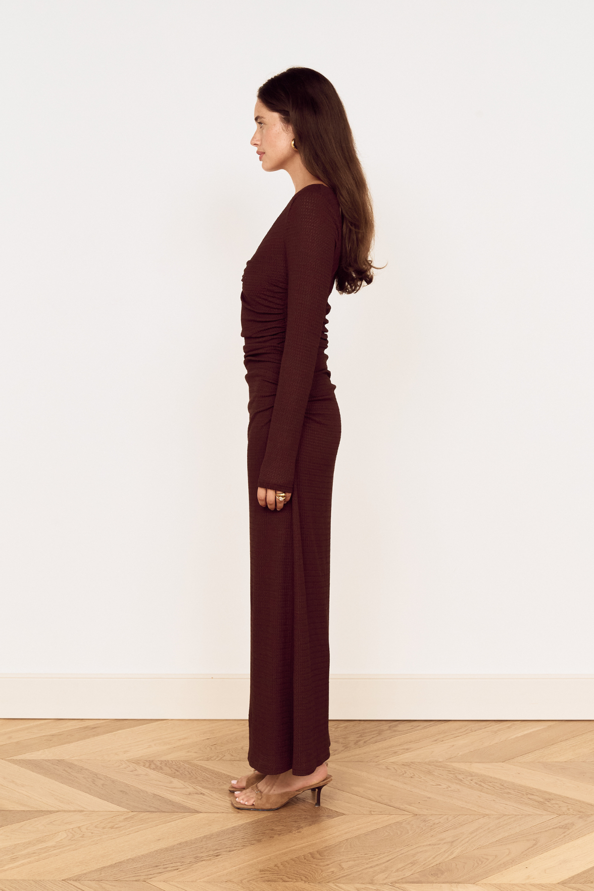 Hudson Chocolate Midi Dress