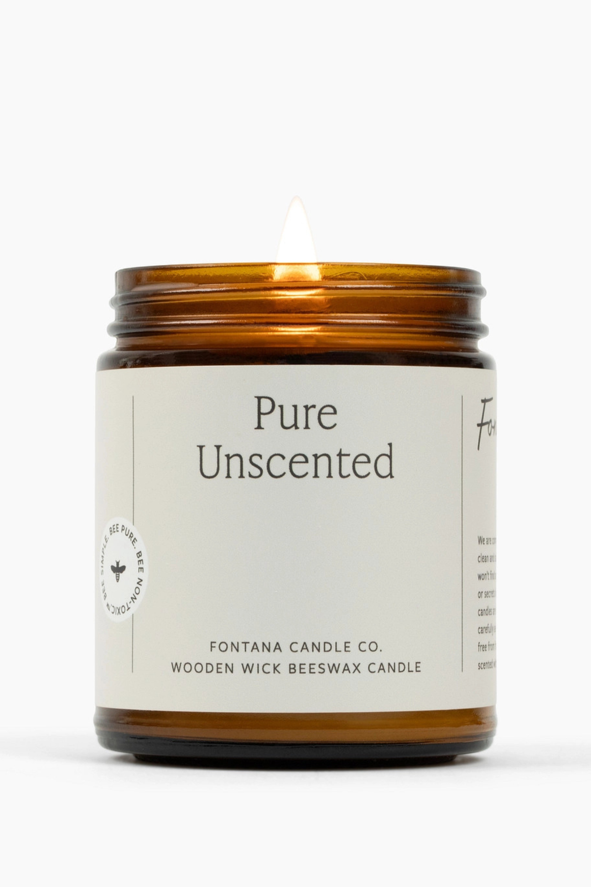 Pure Beeswax Candle Jar