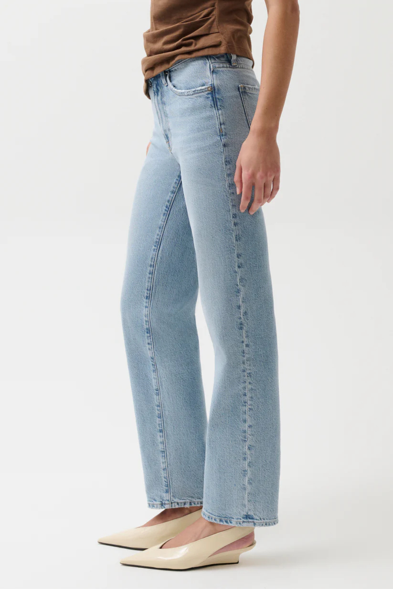 Aleks Aegean Mid Rise Straight