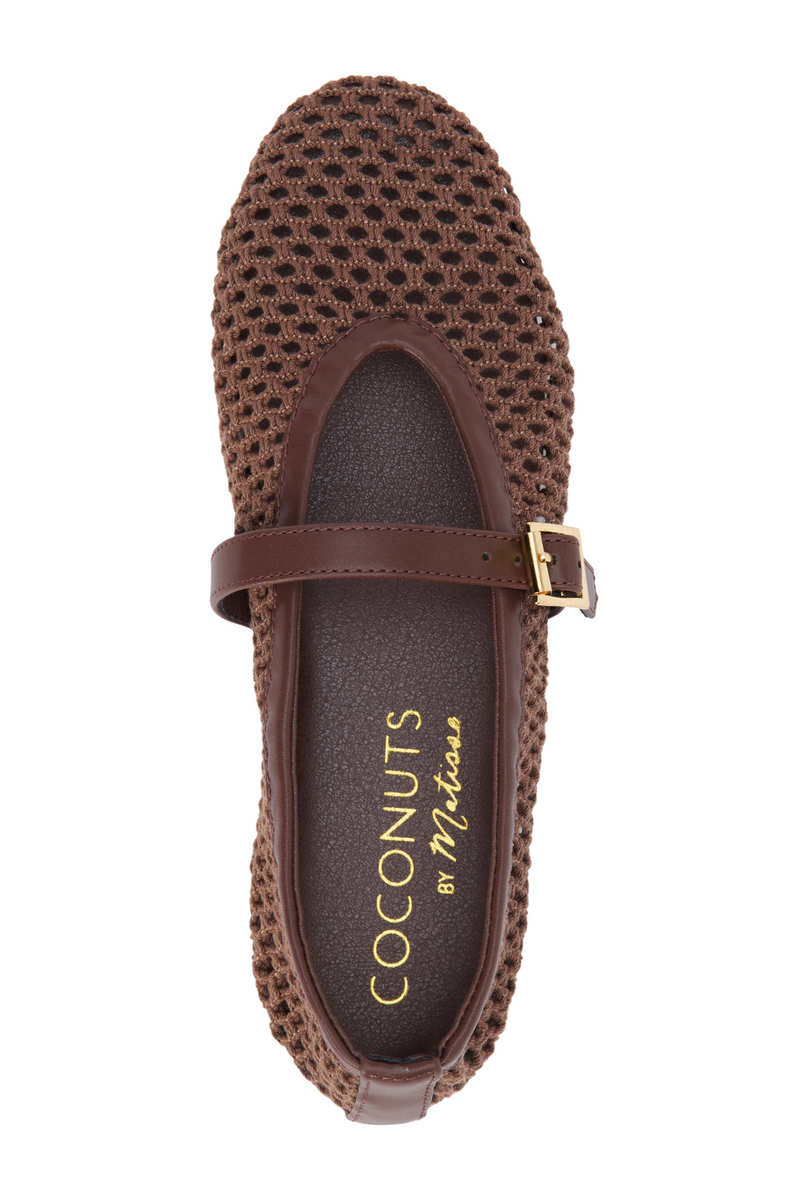 Nolita Chocolate Ballet Flat