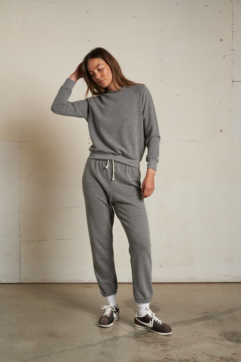 Alexi Dark Heather Grey Pullover
