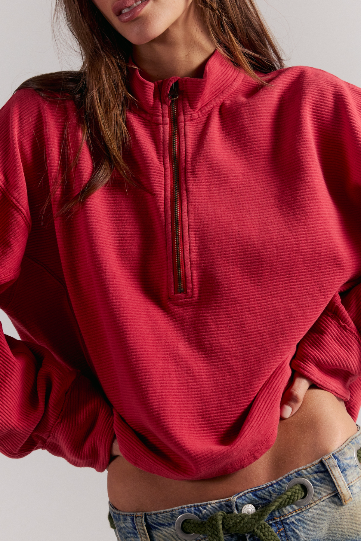 Celeste Salsa Pullover