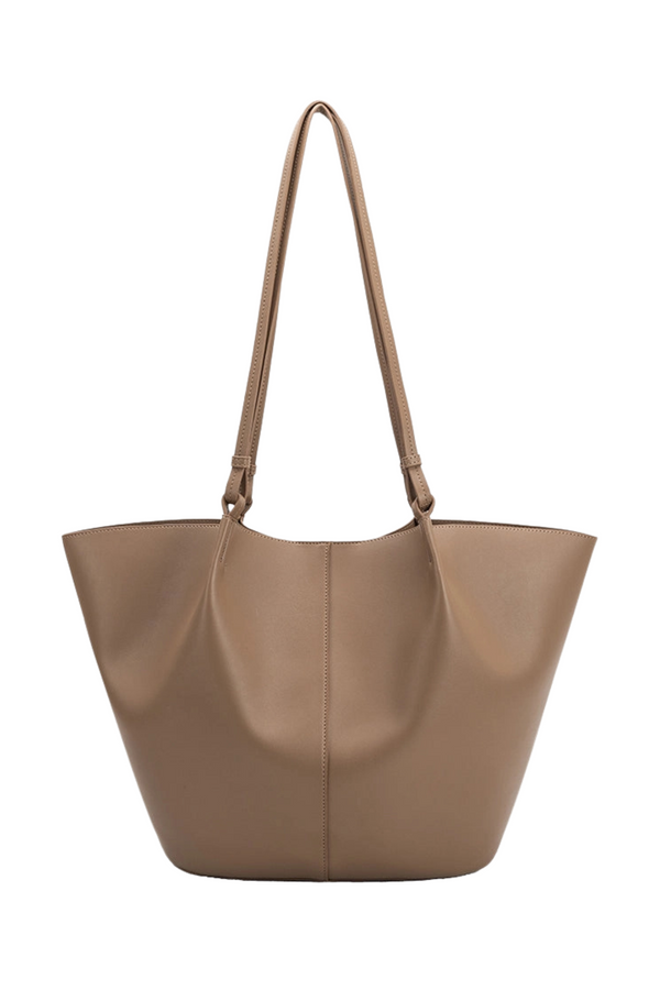 Lydia Taupe Shoulder Bag