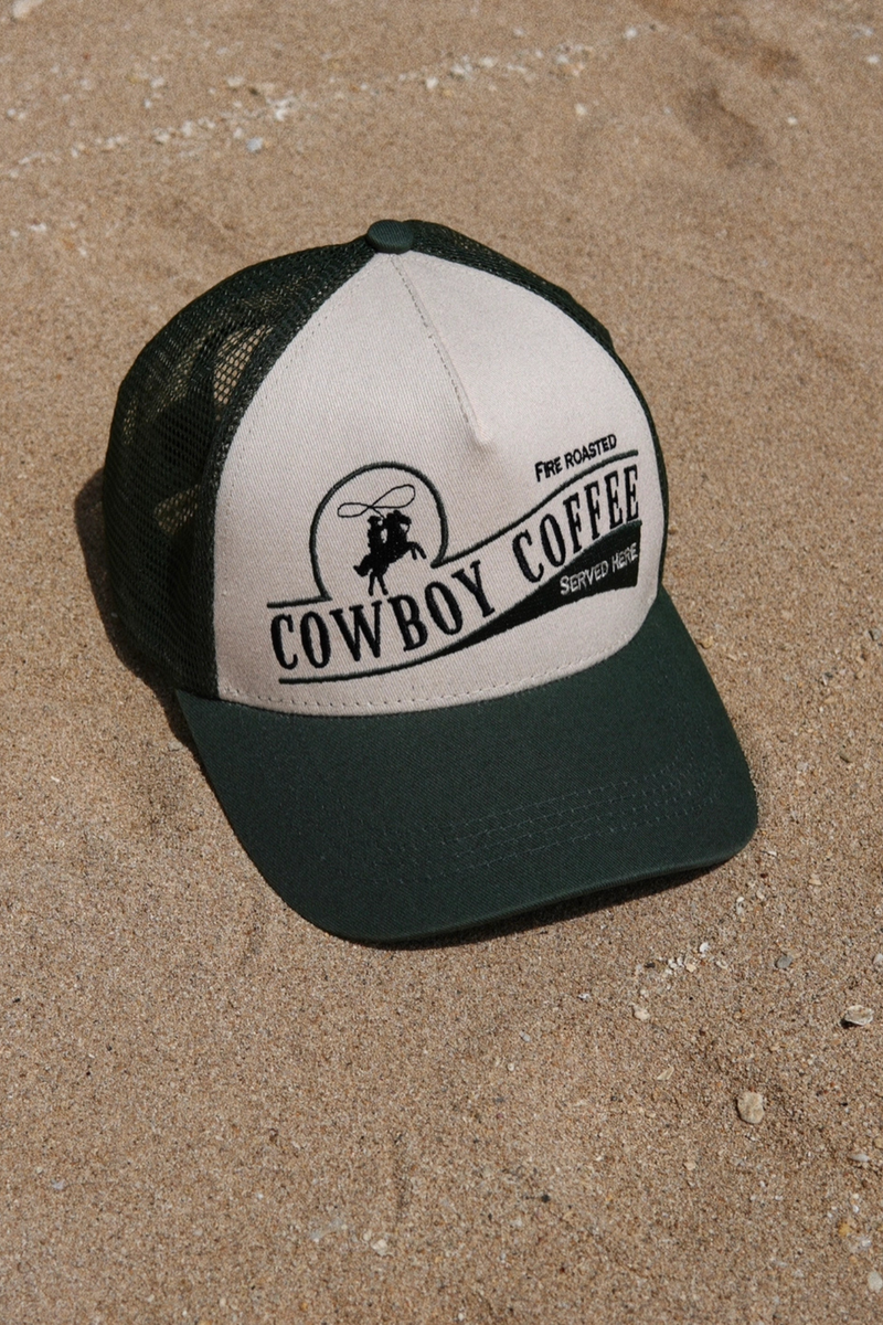 Cowboy Coffee Trucker Hat