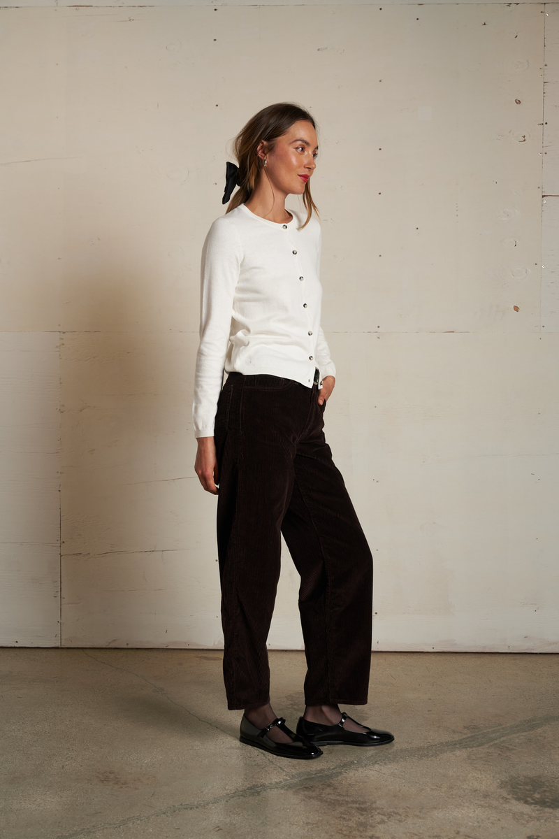 Moira Sugar Cotton Cashmere Cardigan