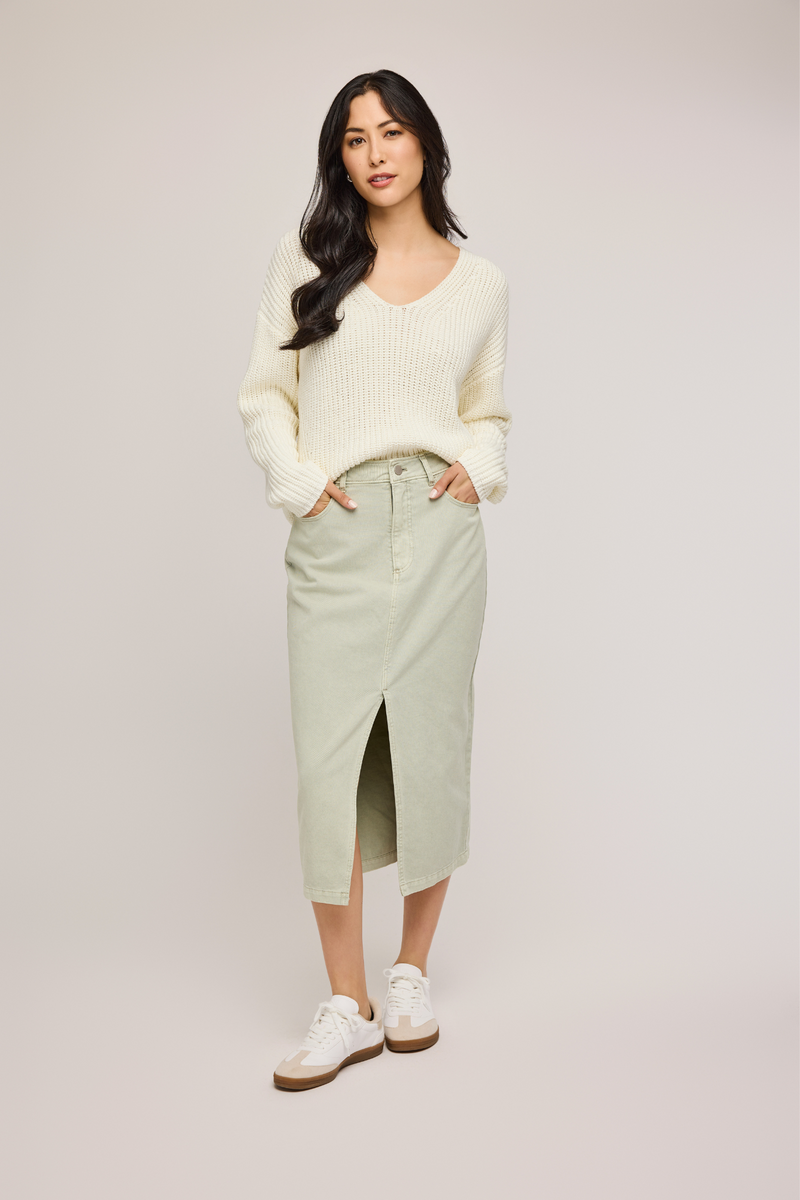 Georgia Cactus Green Skirt