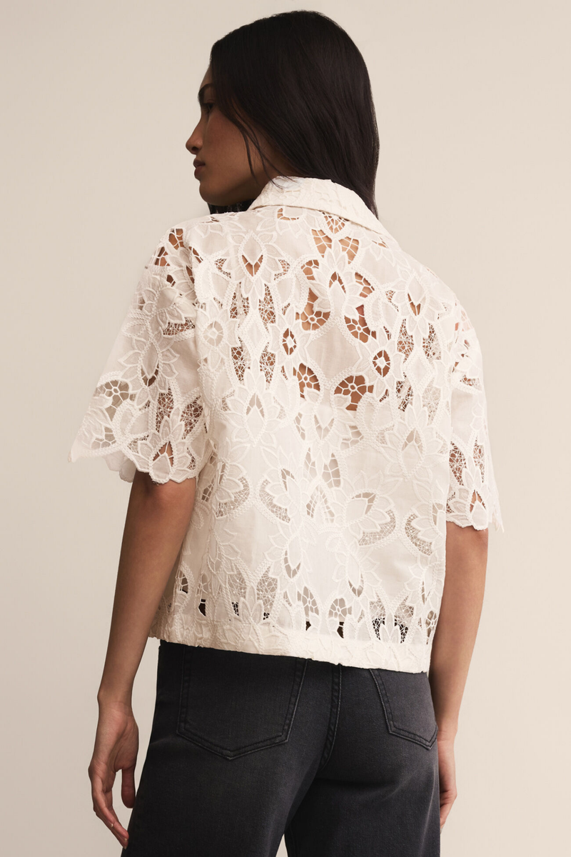 Midnight Cloud Lace Top
