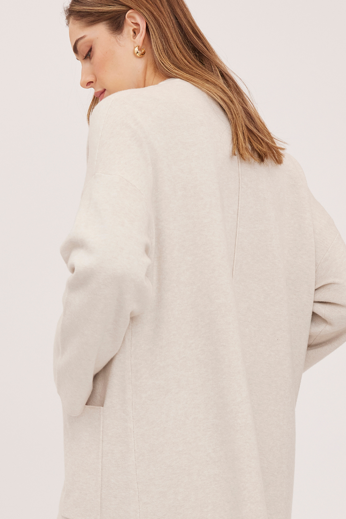 Blake Heather Cream Cardigan