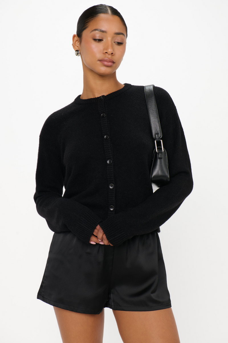 Throw On Black Cardi