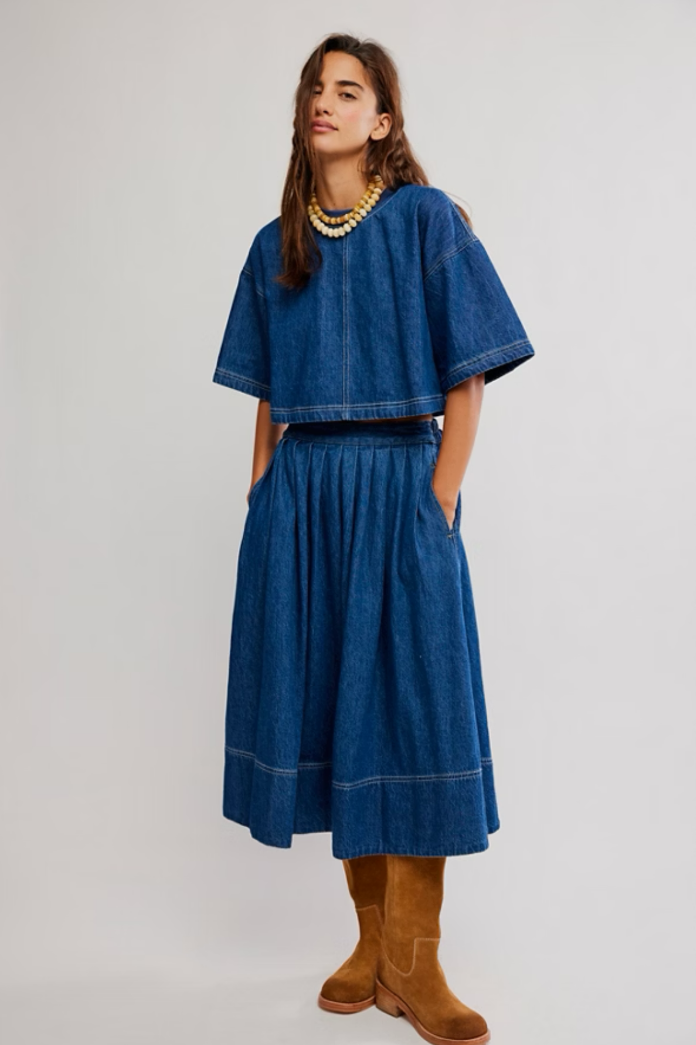 Westley Deep Sea Denim Set