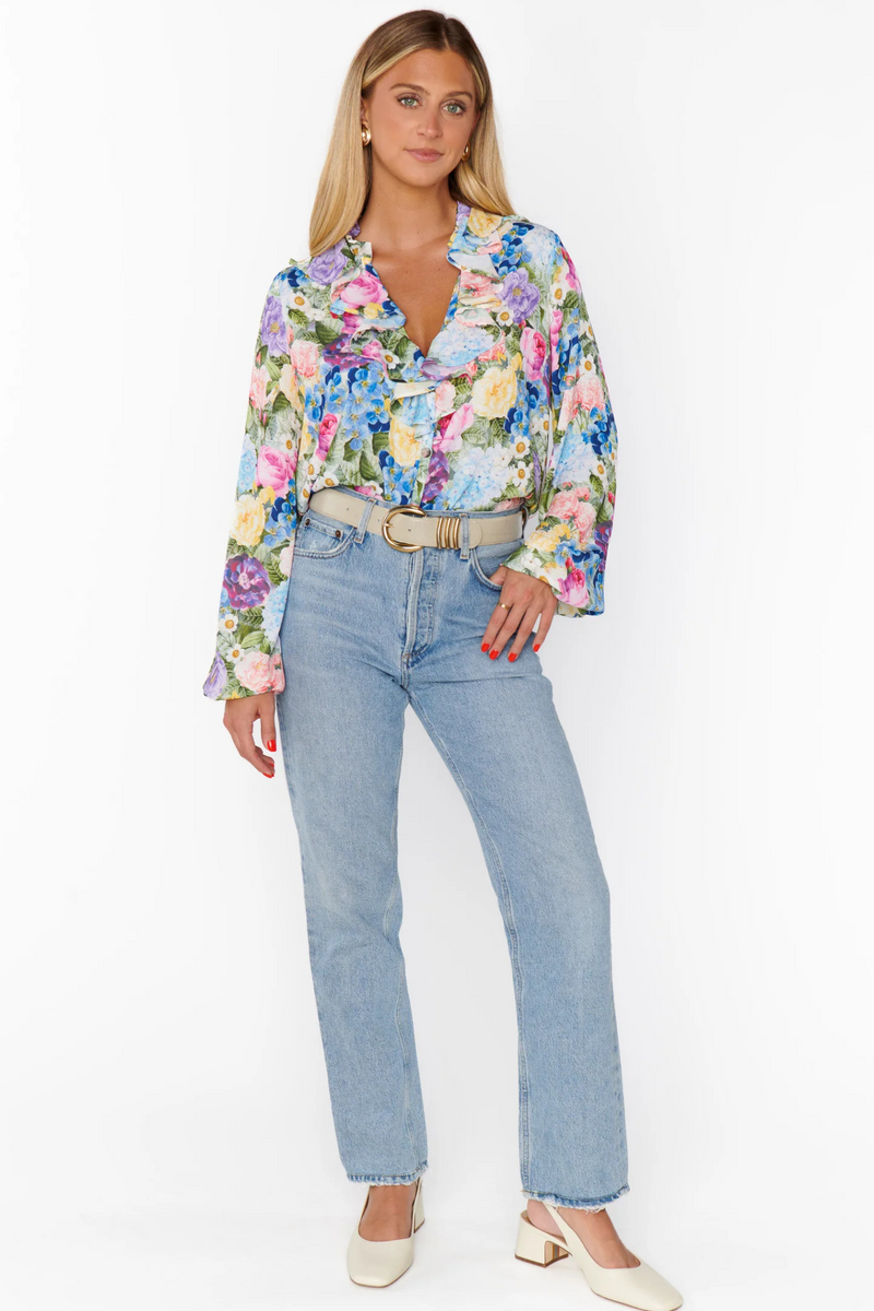 Suki Flower Shop Top