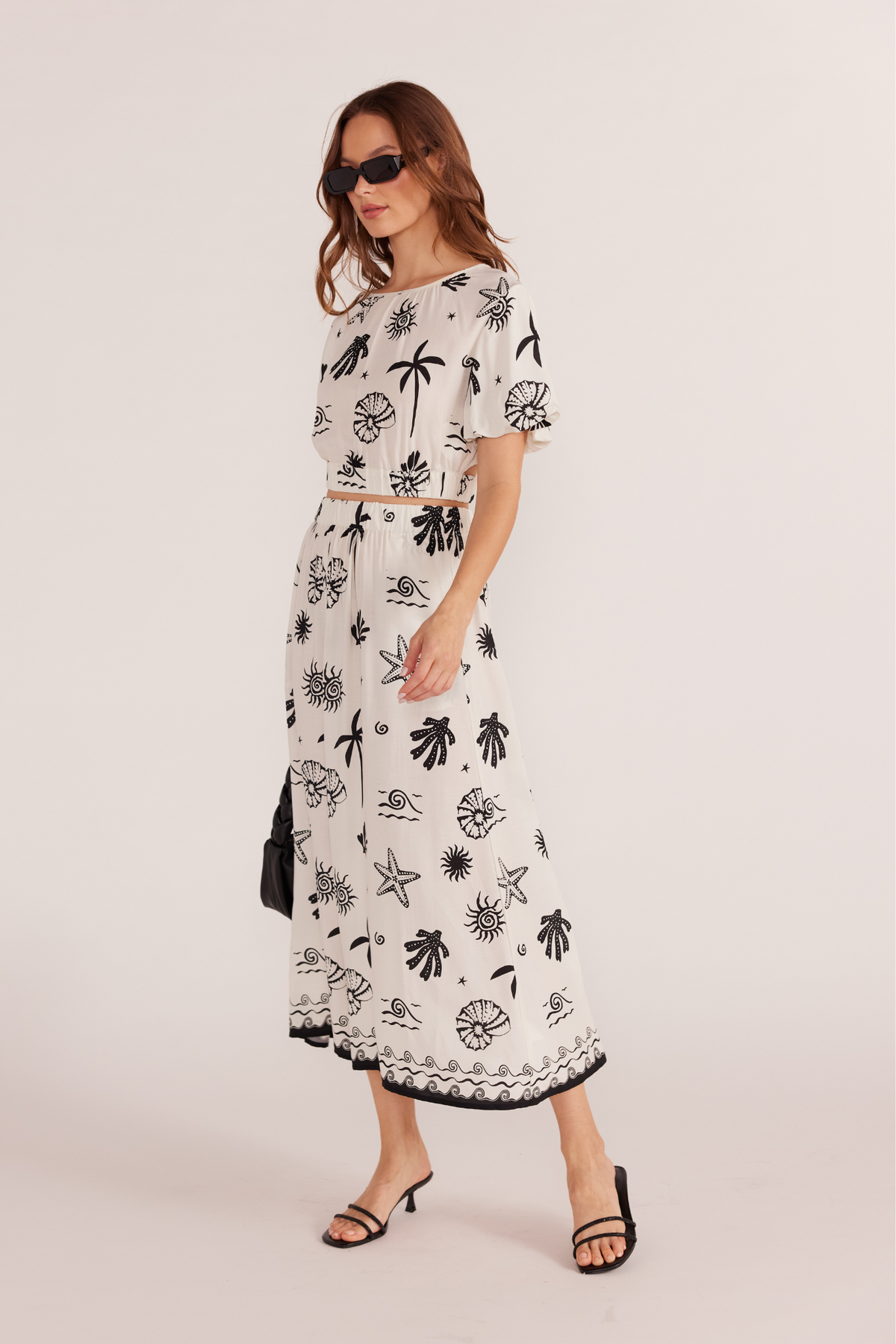 Shell Midi Skirt – Lily + Sparrow Boutique