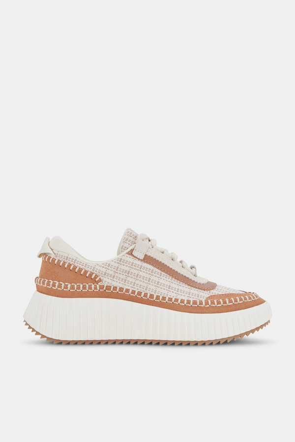 Dolen Brown Woven Sneaker