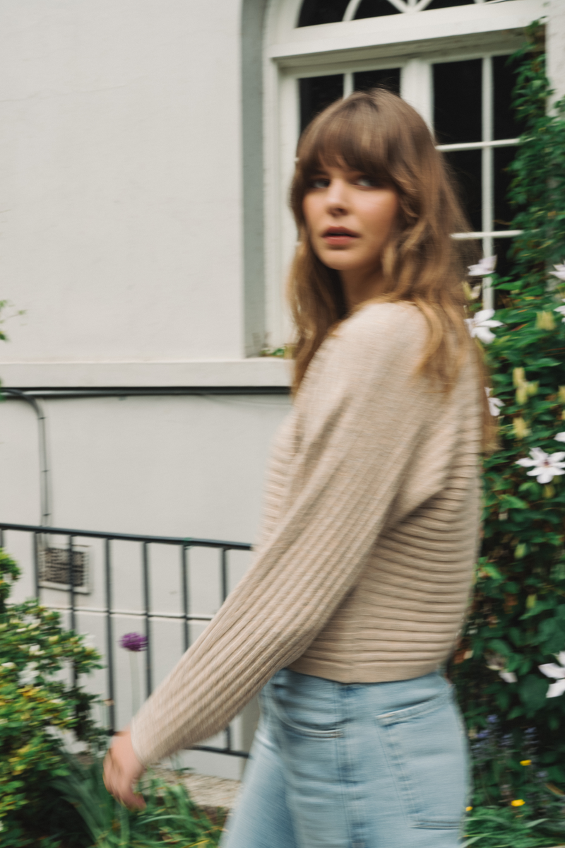 Niko Heather Khaki Sweater