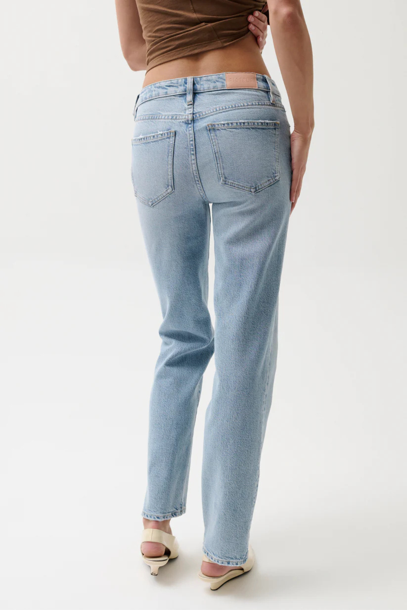 Aleks Aegean Mid Rise Straight