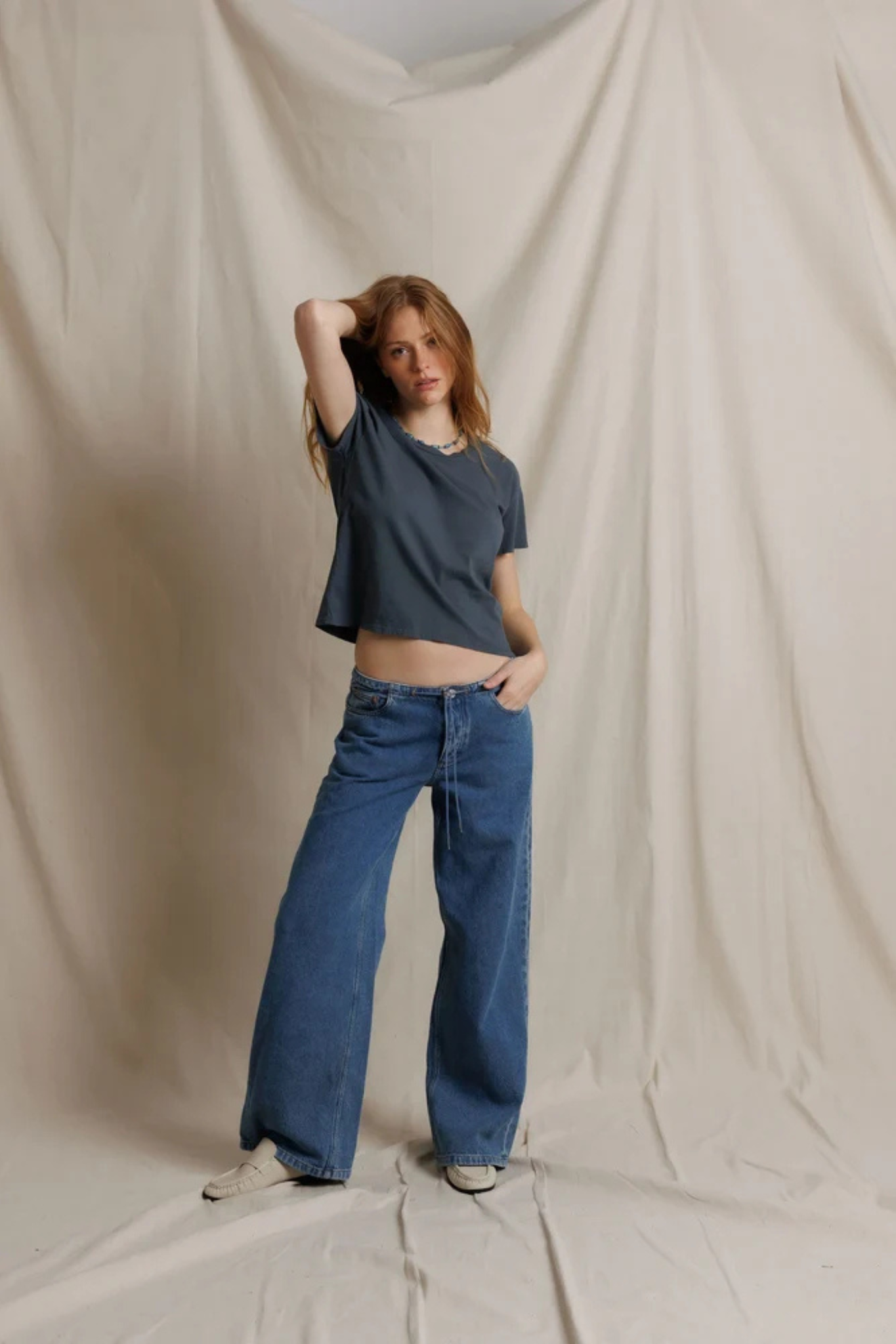 Lisa Turbulence Slim Crew Tee