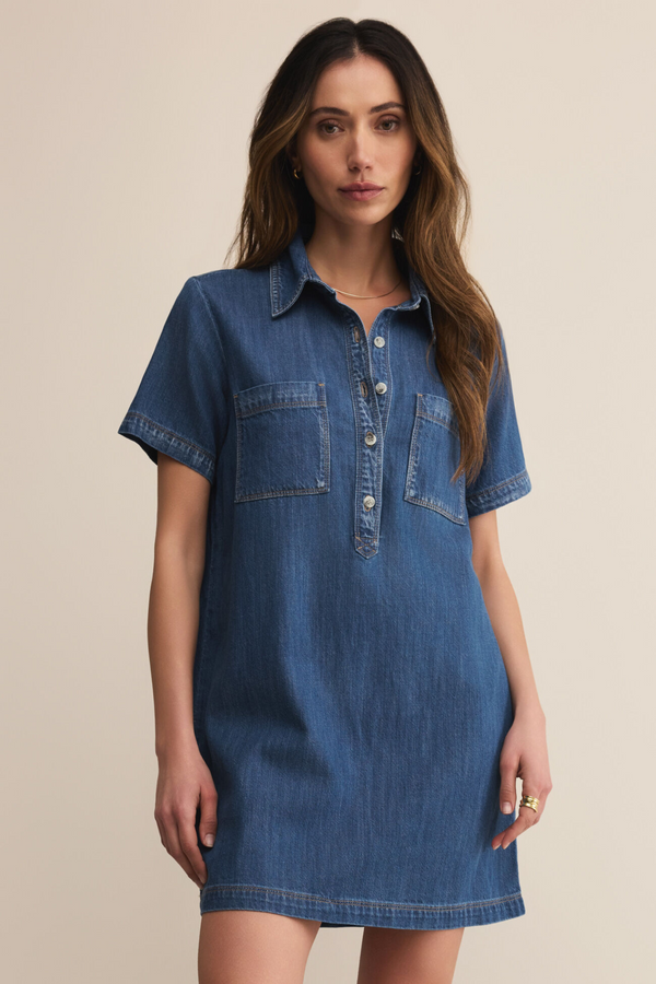 Kellie Denim Mini Dress