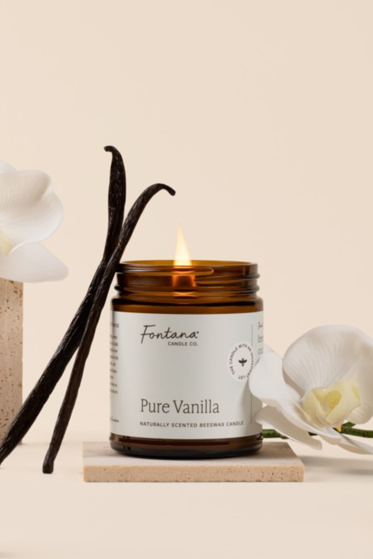 Pure Vanilla Candle Jar