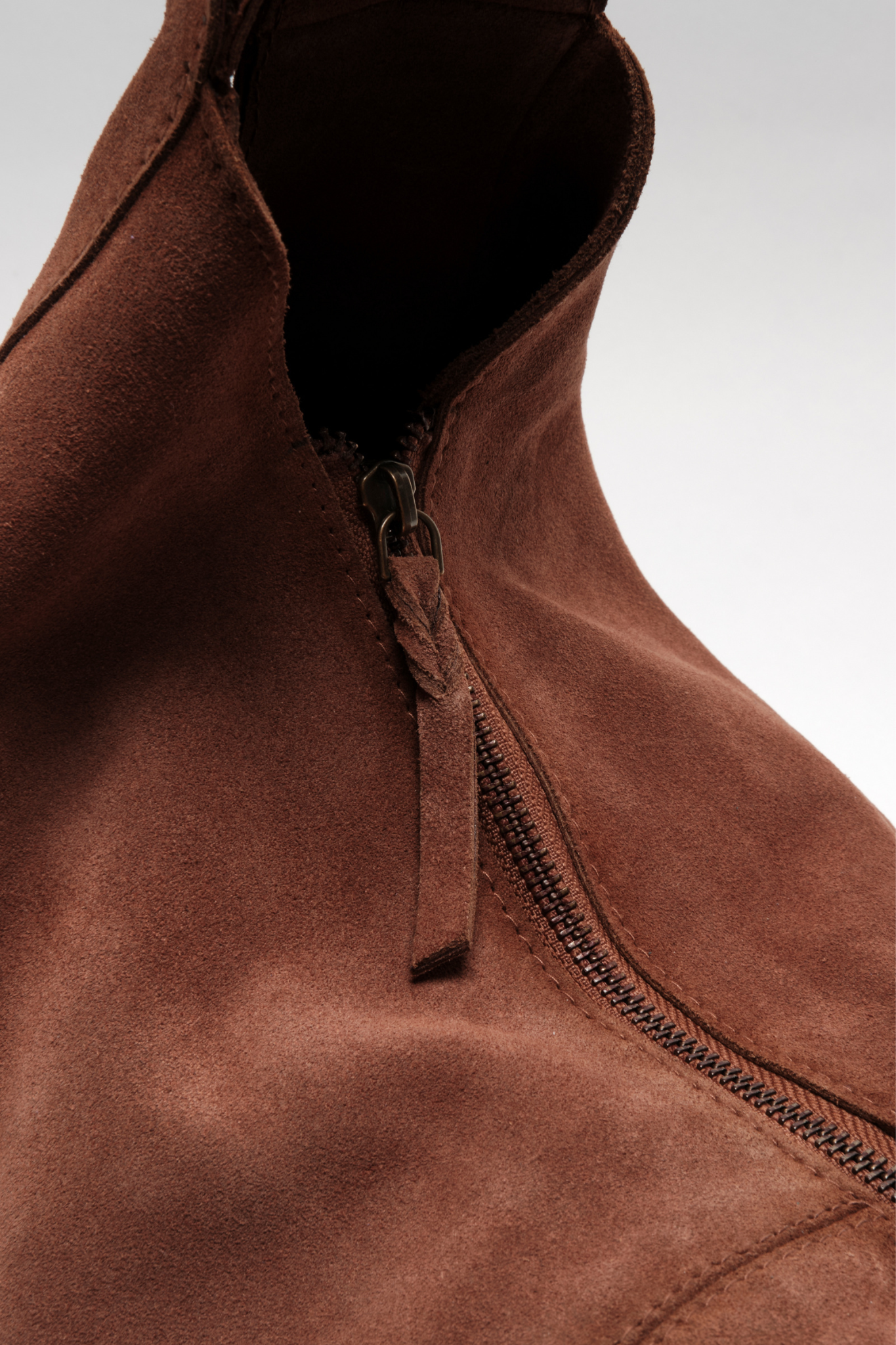 Roma Rust Suede Tote Bag