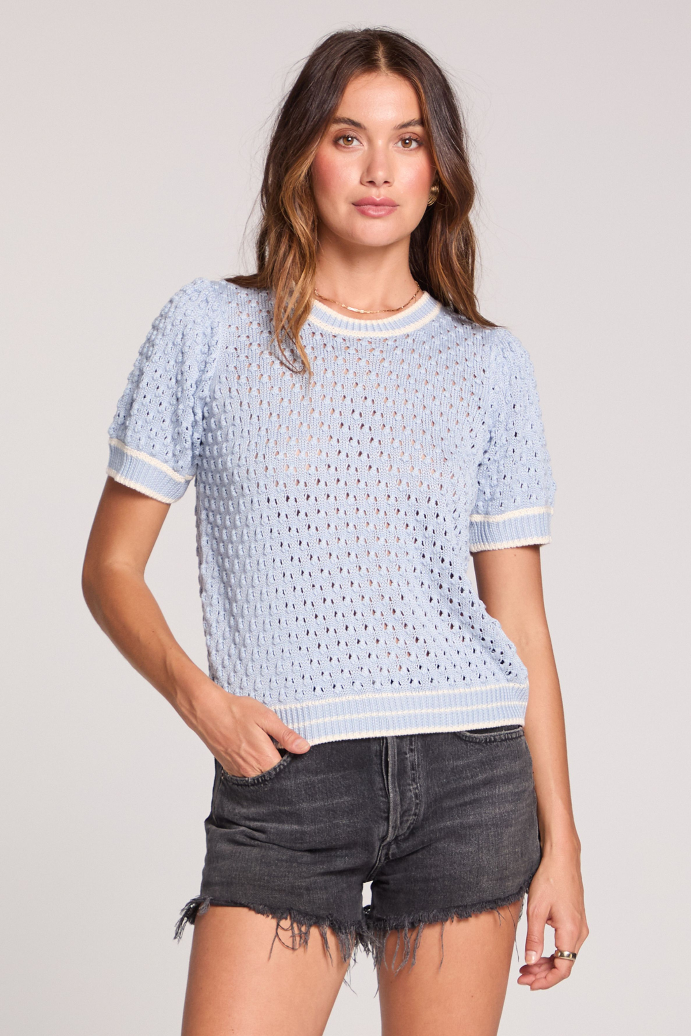 Glenne Sky Blue Top