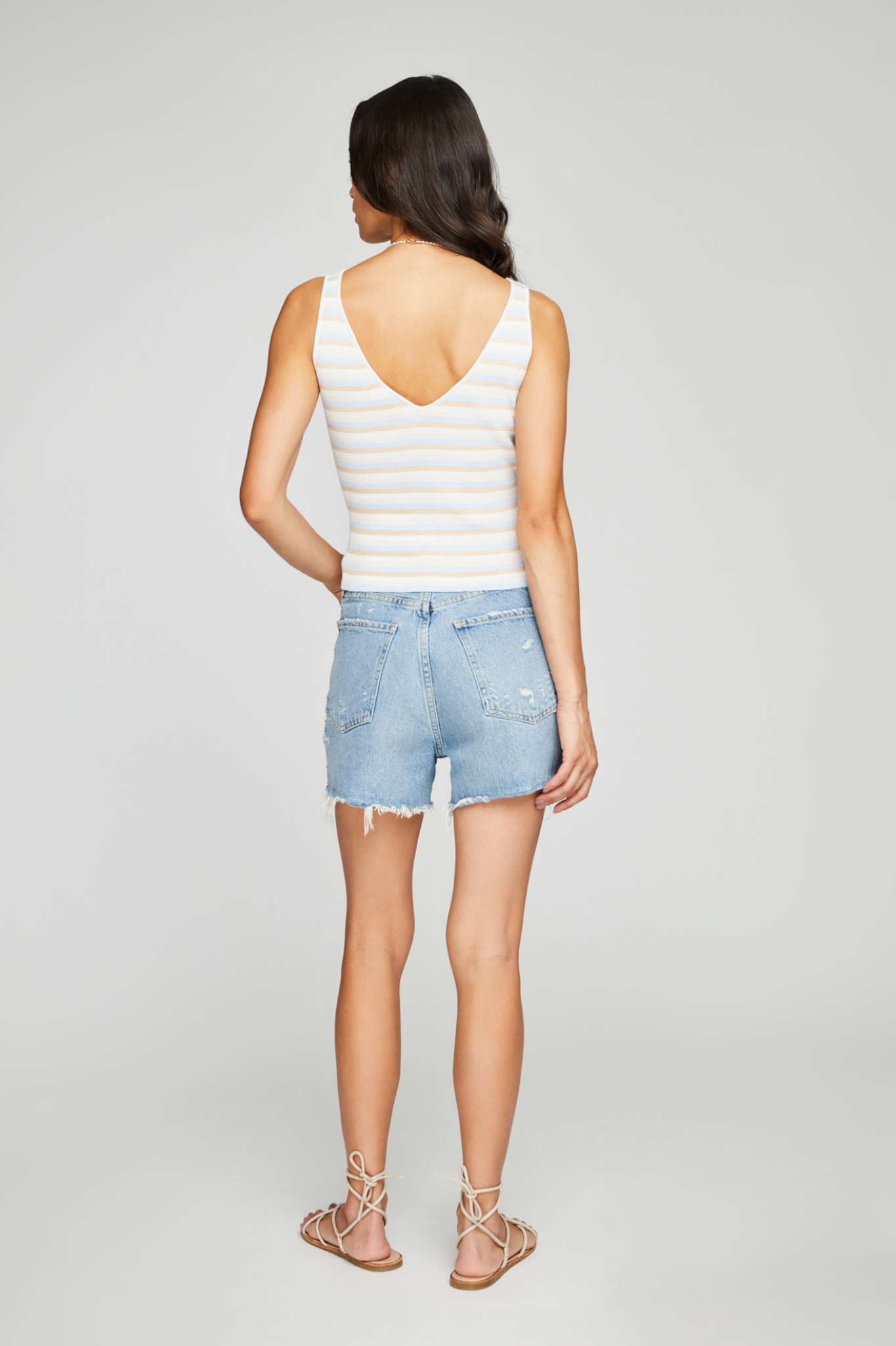 Delia Poolside Stripe Tank
