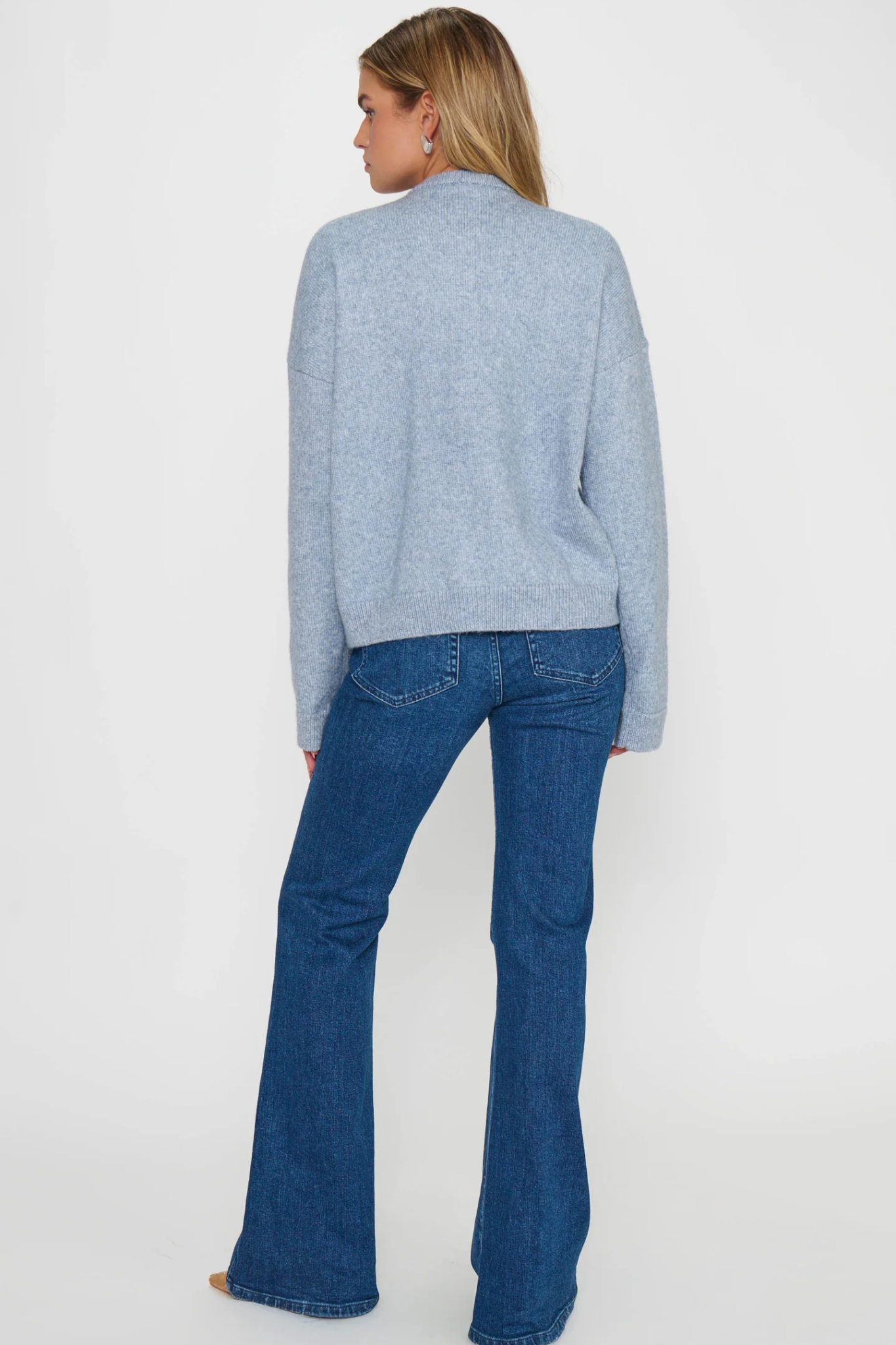Foster Blue Knit Cardigan