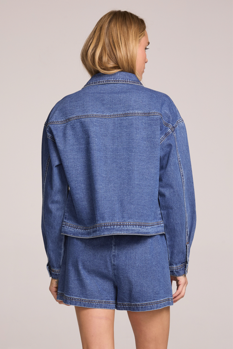 Dahlia Washed Indigo Denim Jacket