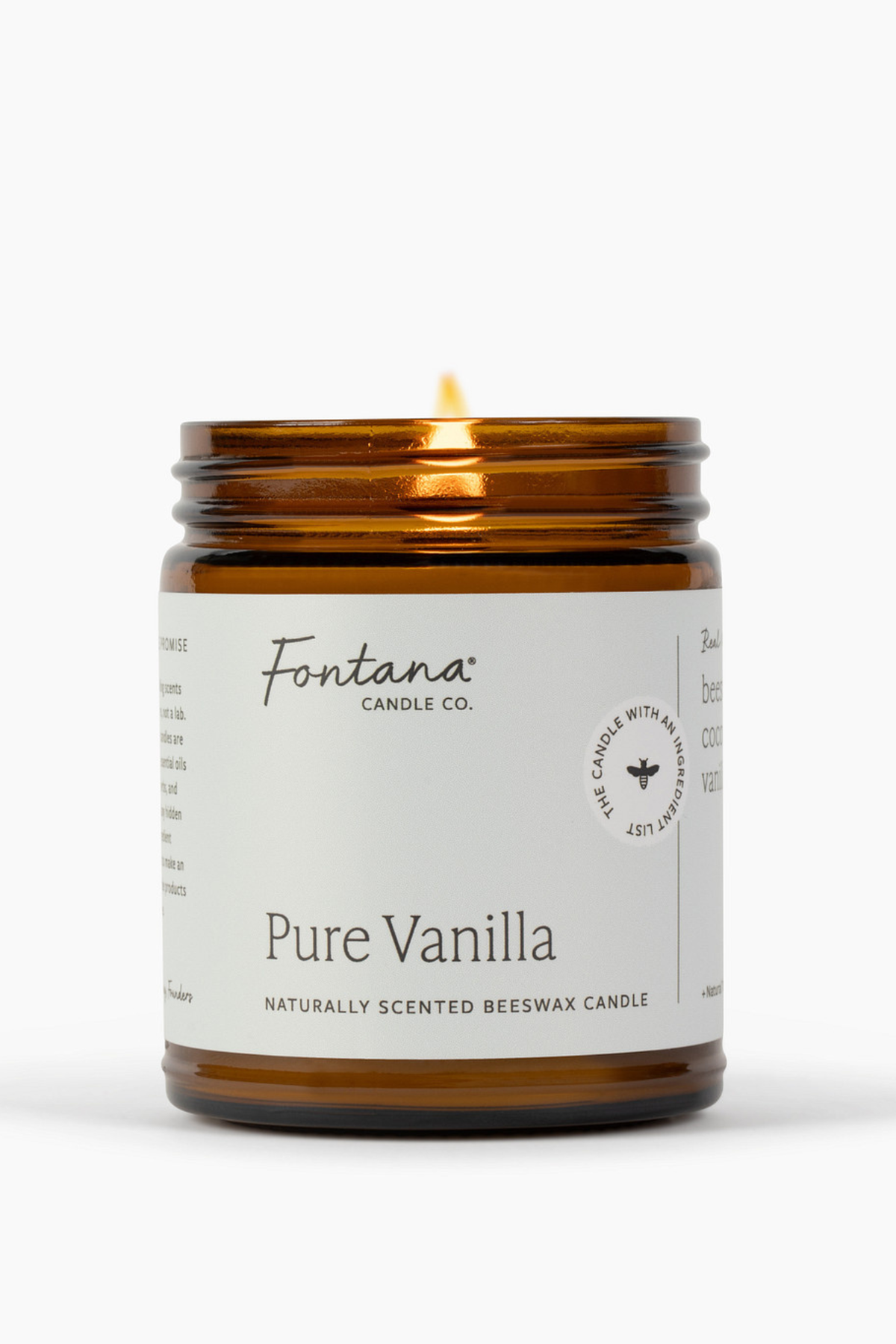 Pure Vanilla Candle Jar
