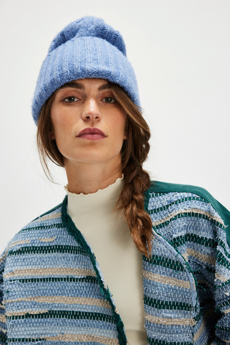 Coast Line Blue Beanie