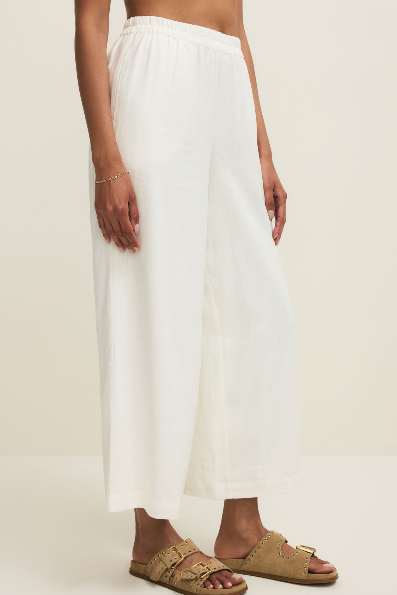 Scout White Linen Pant