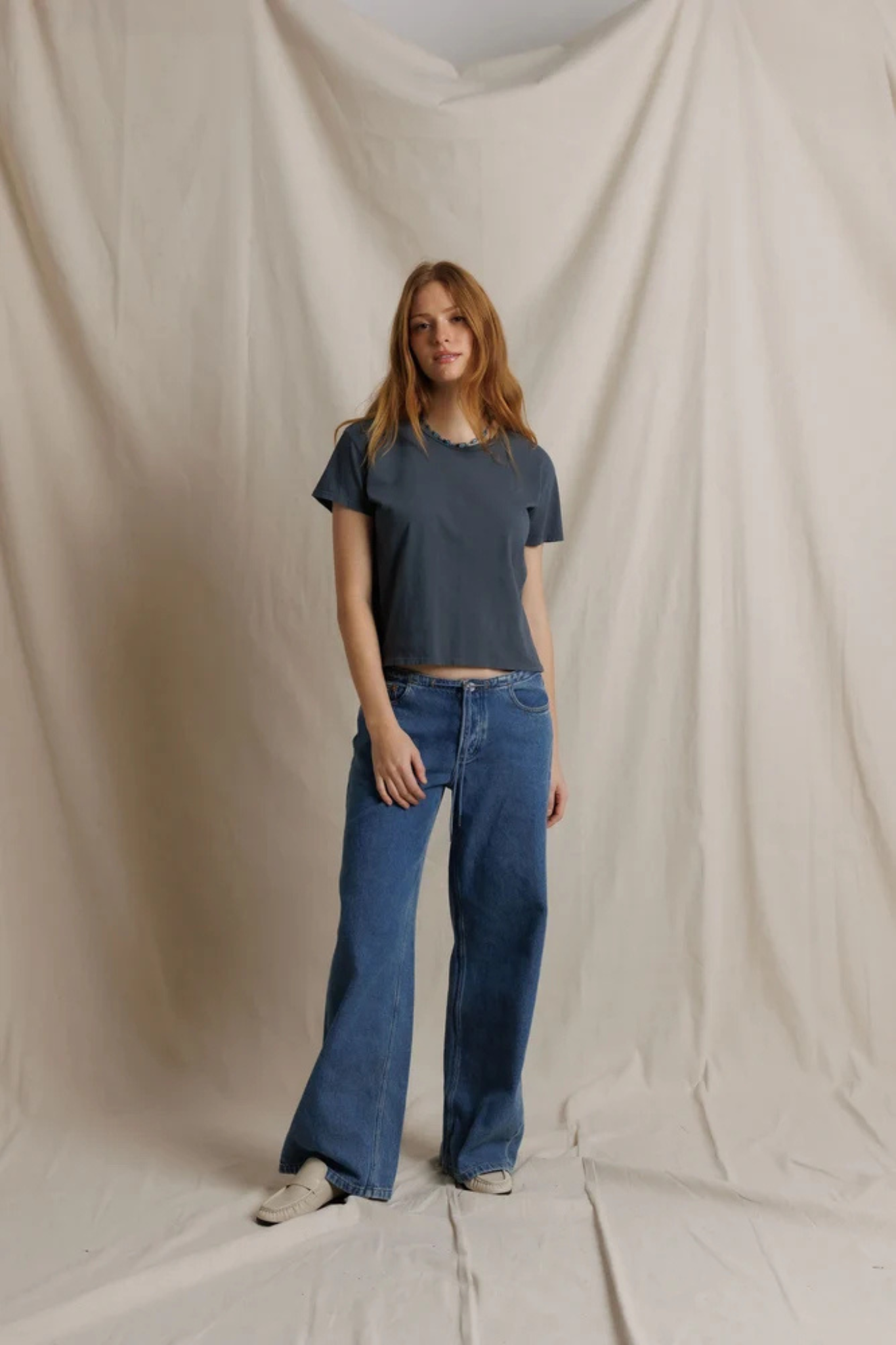 Lisa Turbulence Slim Crew Tee