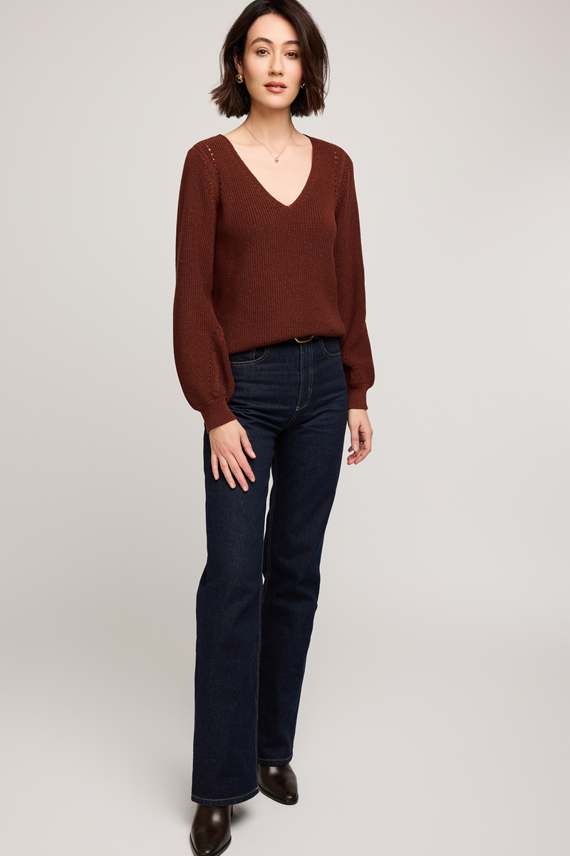 Hailey Mahogany Sweater