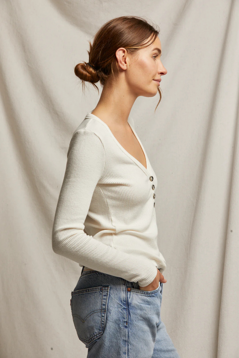 Evangeline Sugar Sweater Rib Top