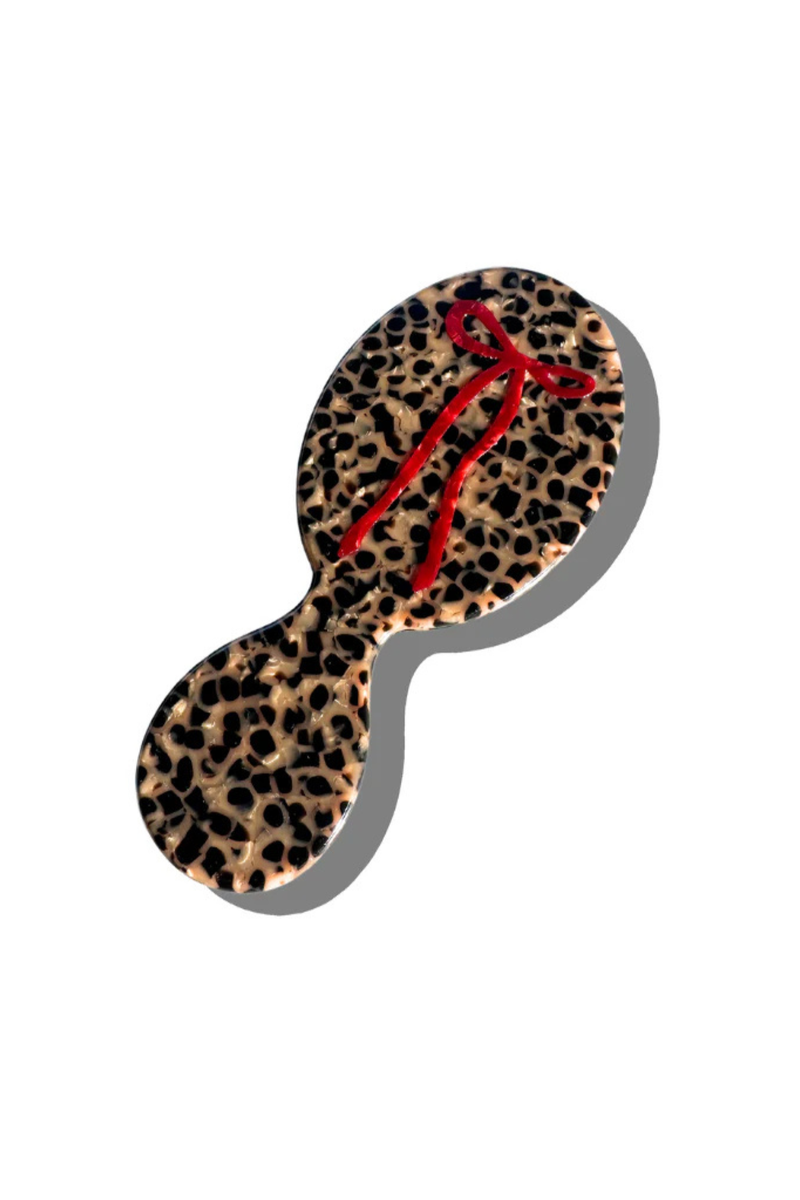 Leopard Bow Handbag Hero Brush