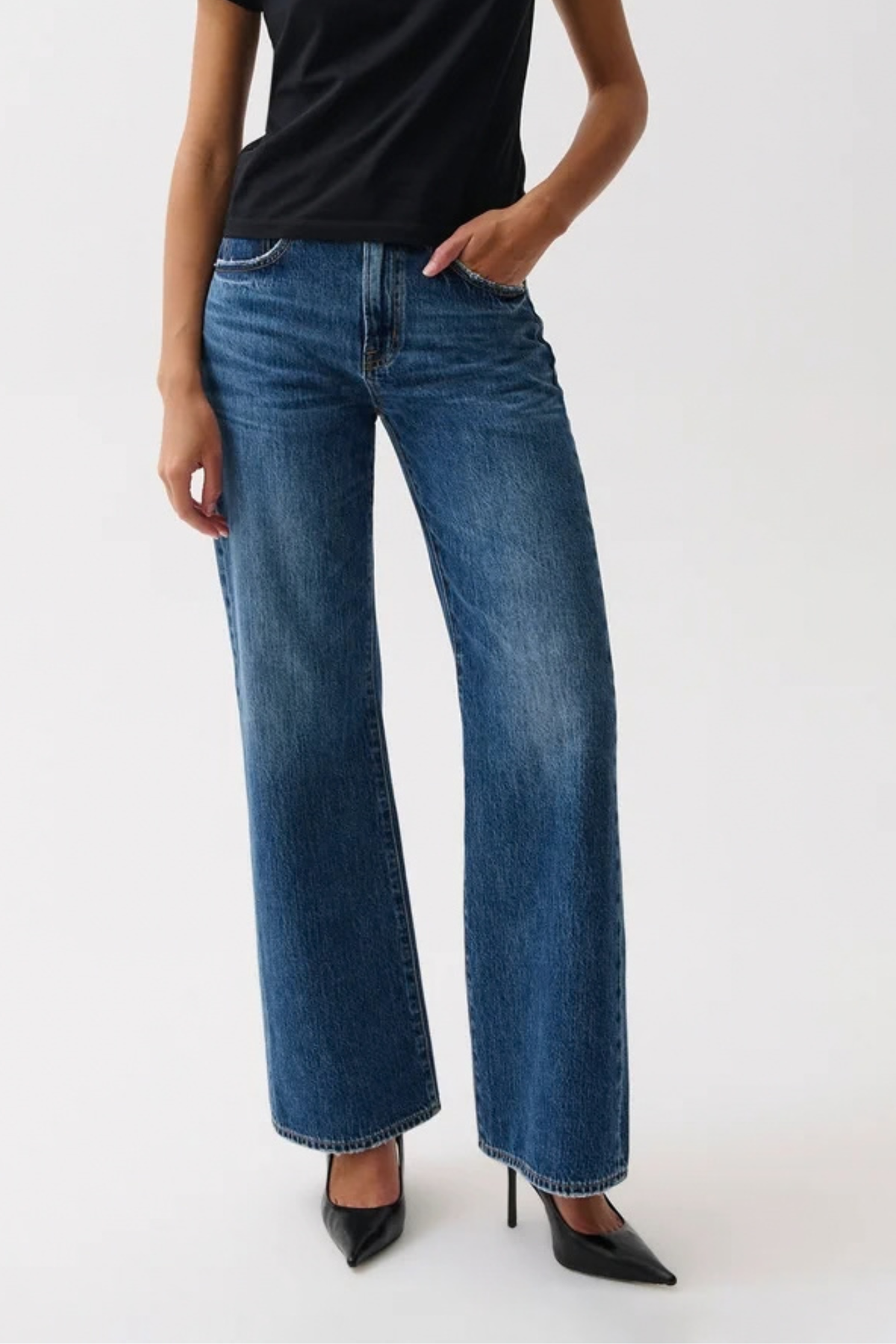 Larsen Daring High Rise Relaxed Flare