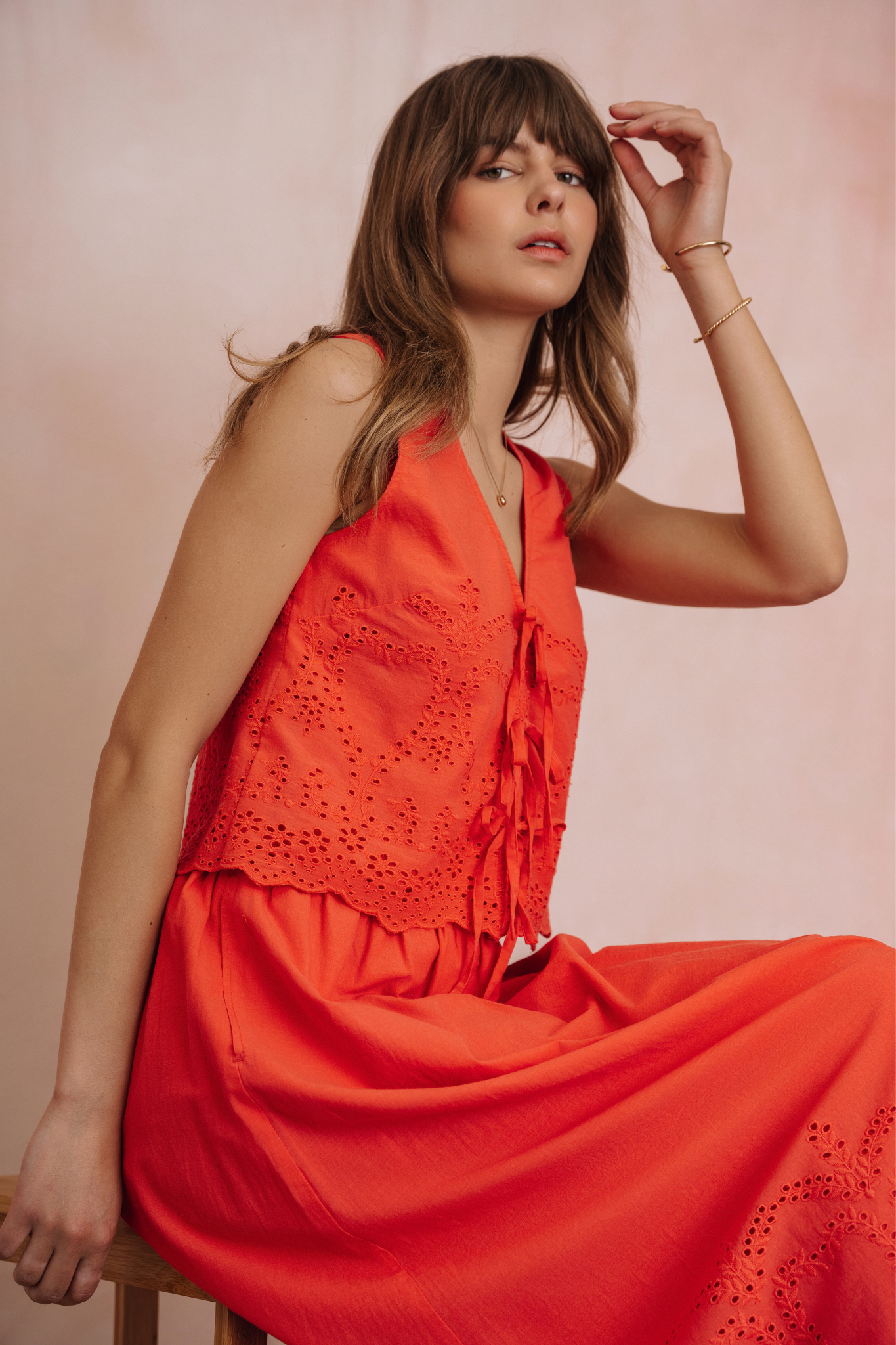 Elodie Grenadine Skirt