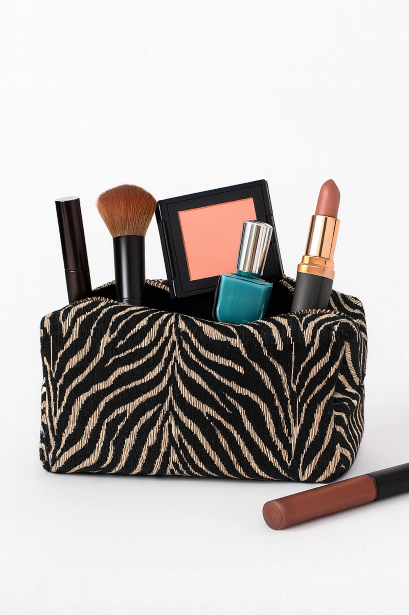 Zebra Cosmetic Bag