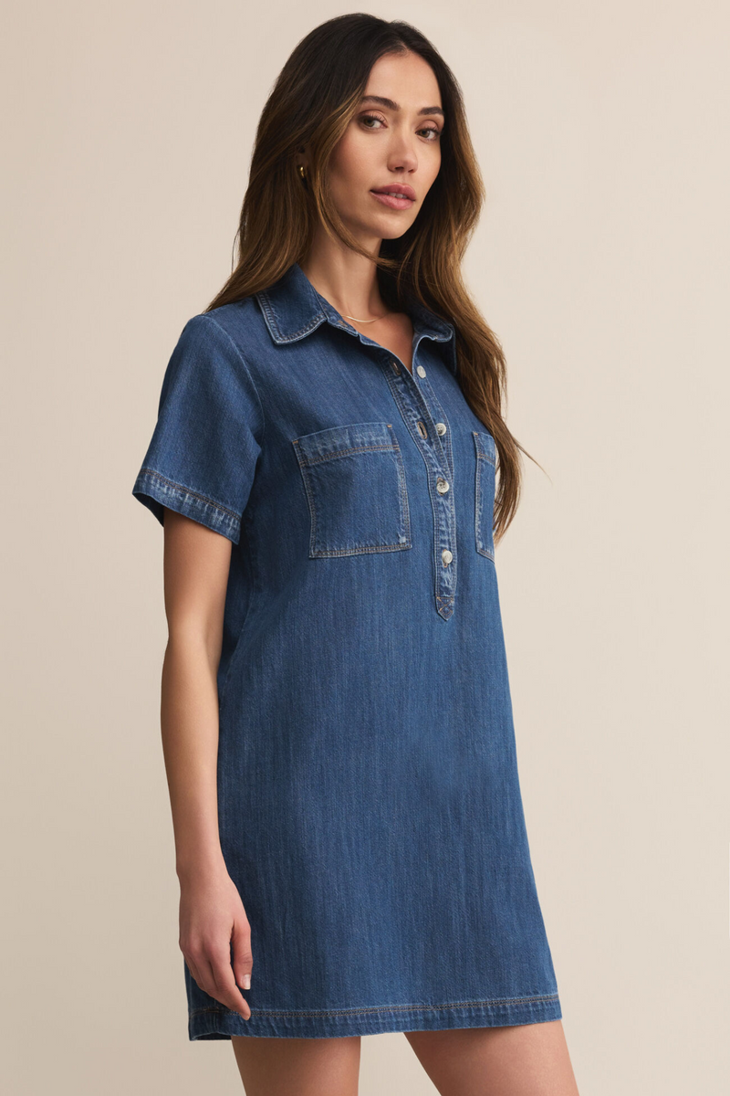 Kellie Denim Mini Dress