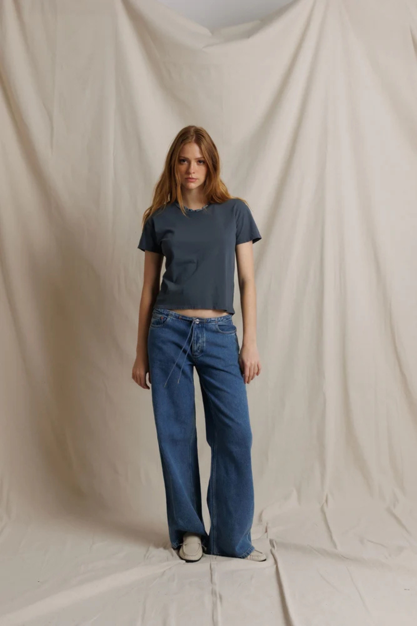 Lisa Turbulence Slim Crew Tee