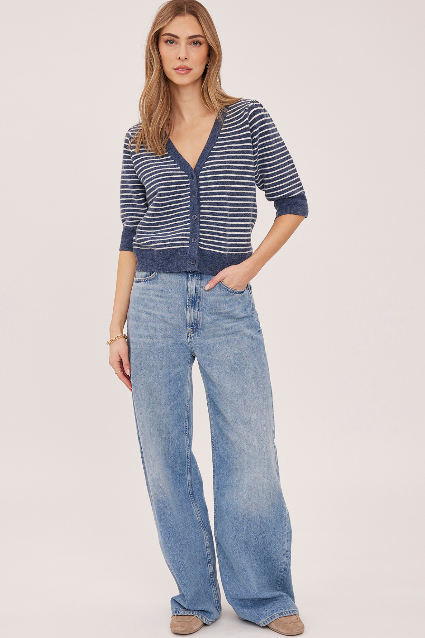 Hildi Knit Stripe Top