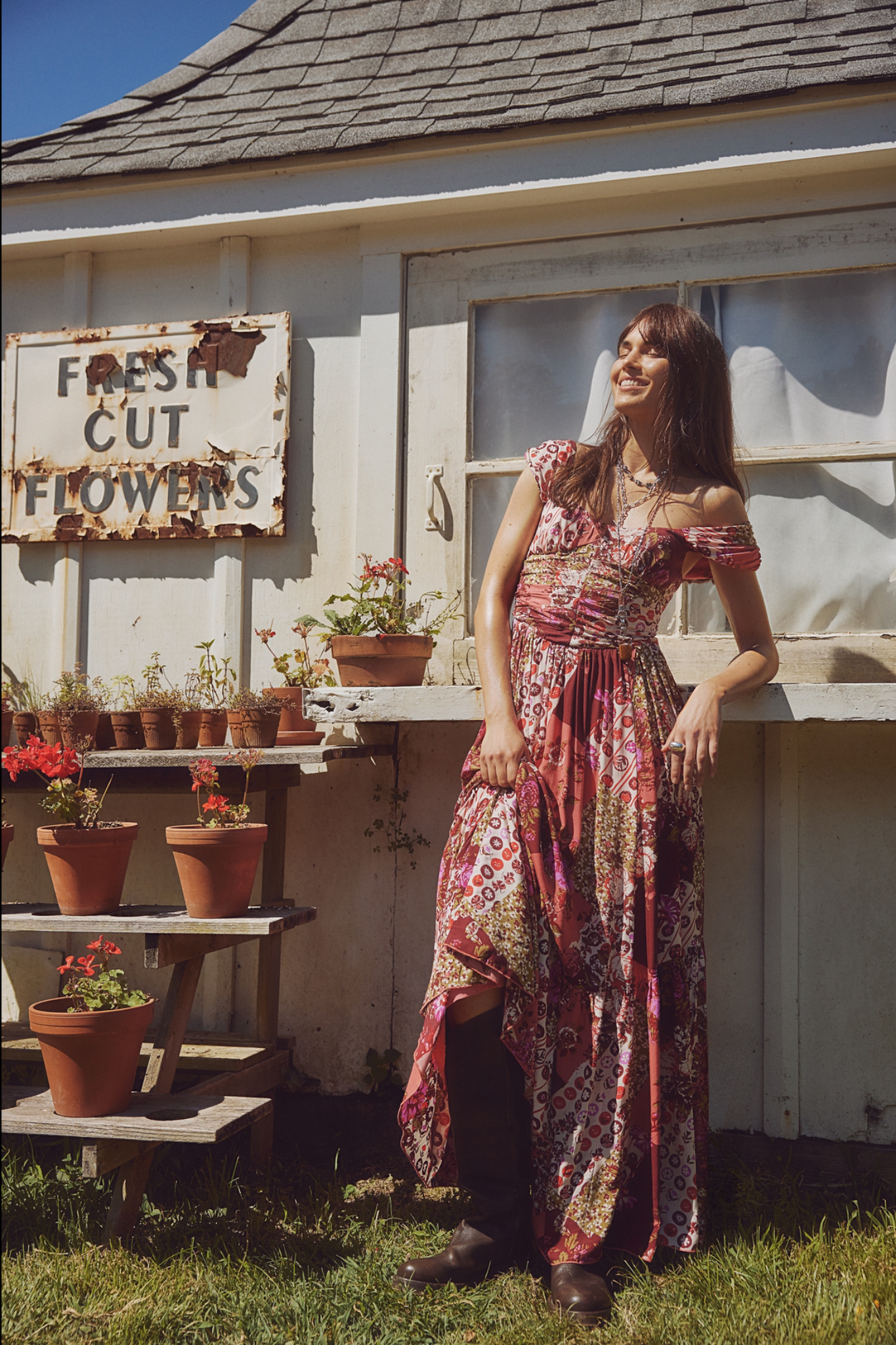 Sasha Strawberry Pink Maxi