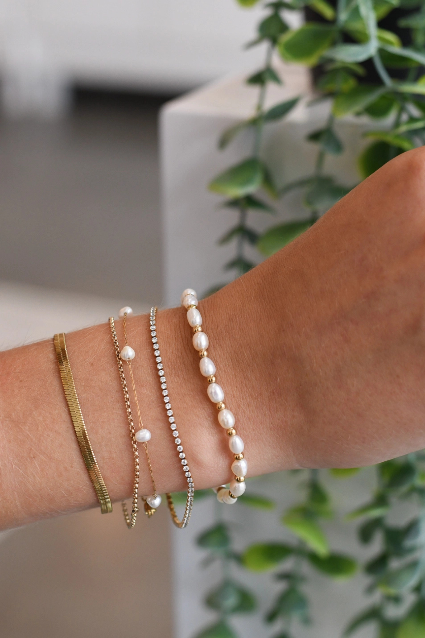 Percy Pearl Bracelet