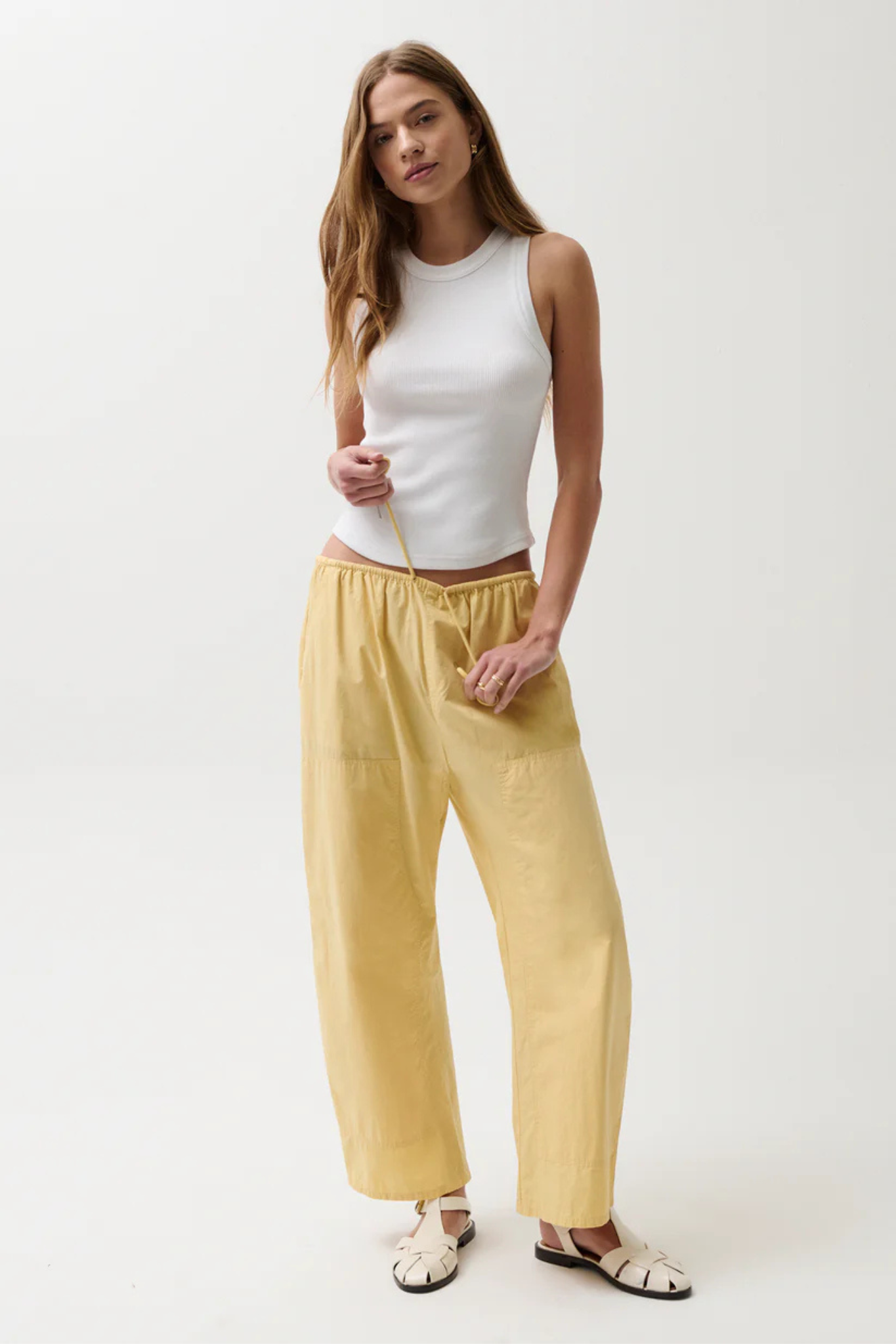 Theo Turmeric Poplin Pant