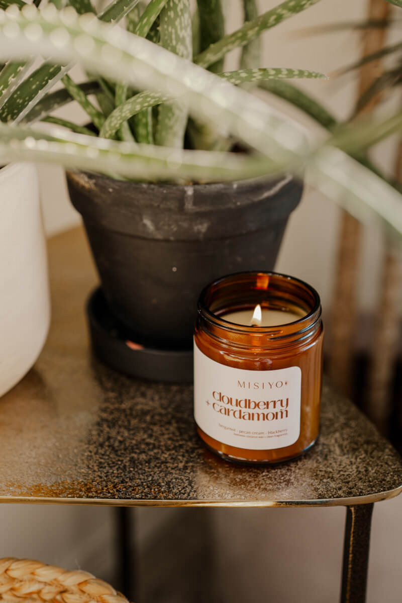 Cloudberry + Cardamom Candle Jar