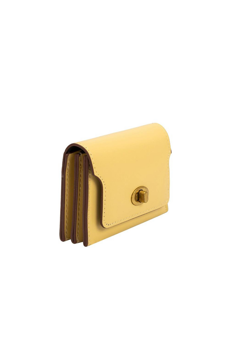 Tara Yellow Card Case Wallet