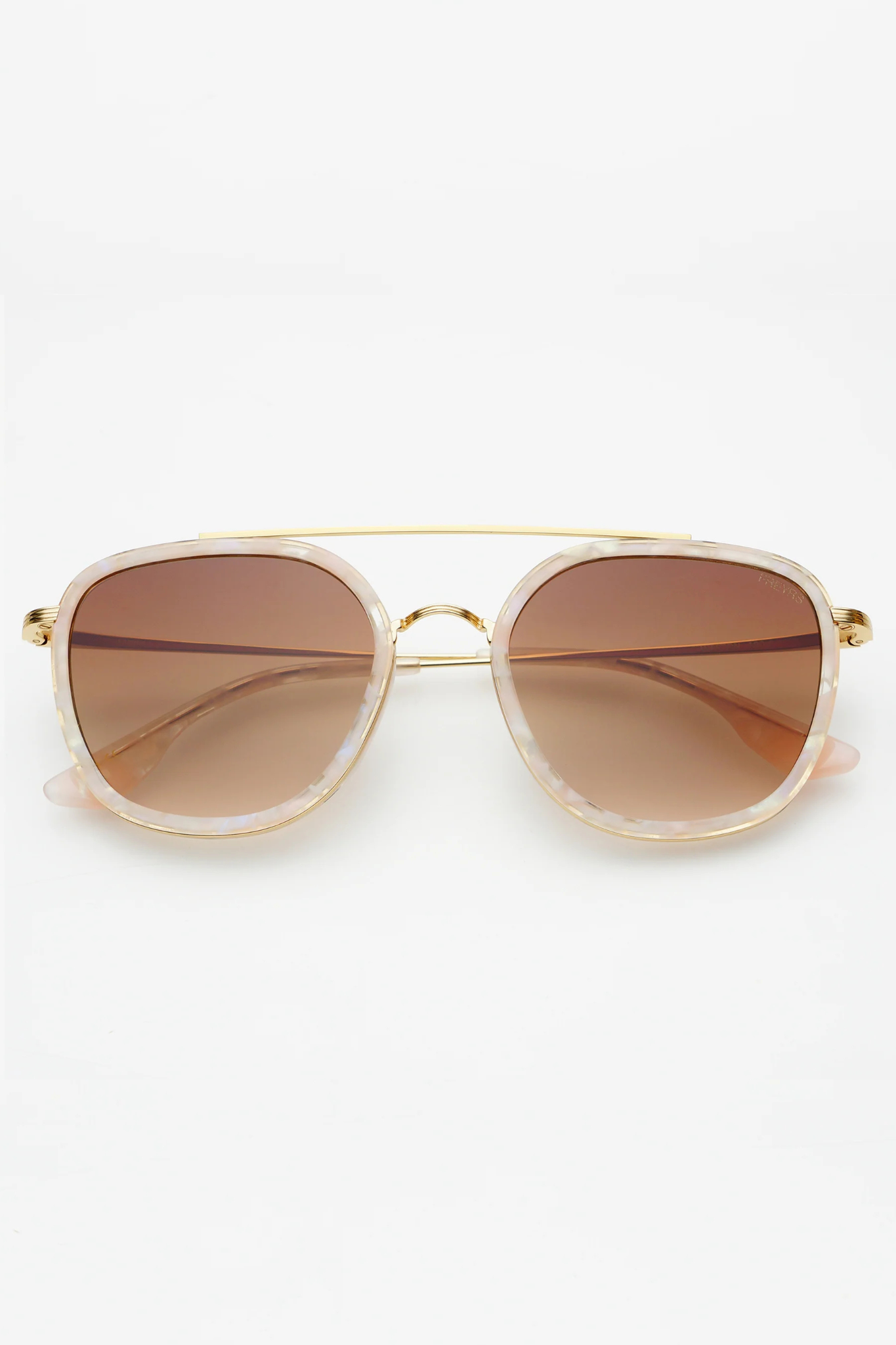 Weston Light Pink/Brown Acetate Sunglasses