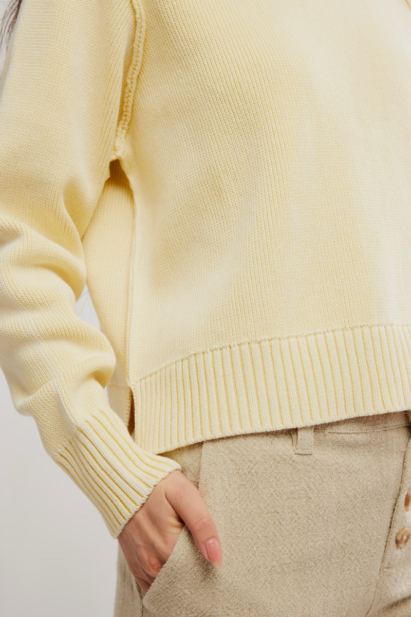 Spring Street Banana Cream Pullover