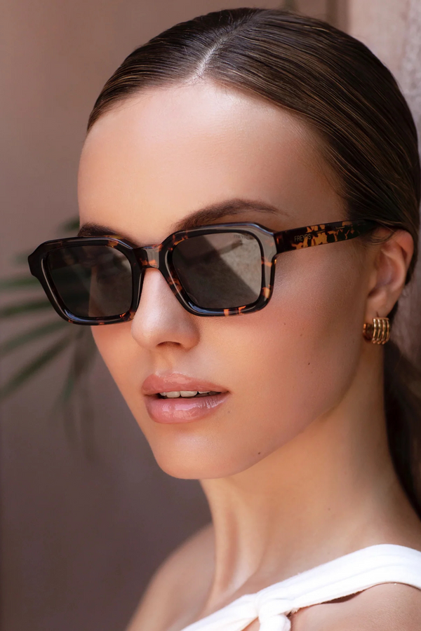 Hudson Tortoise Acetate Sunglasses