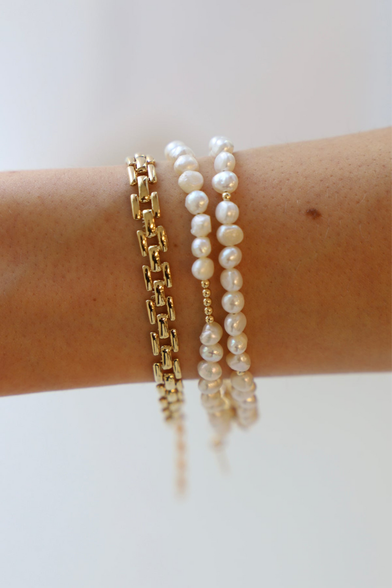 Pearl Double Wrap Bracelet