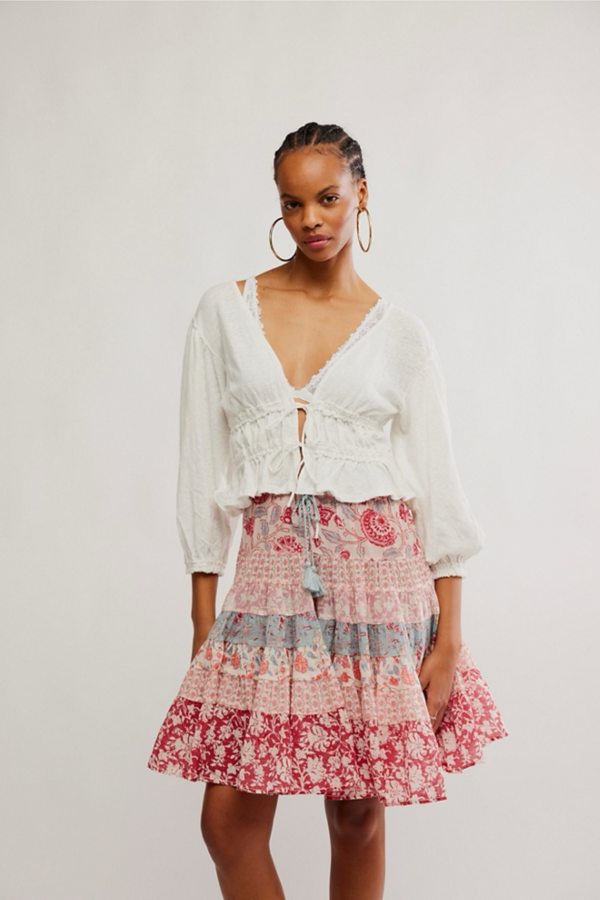 Let's Go Ivory Blouse